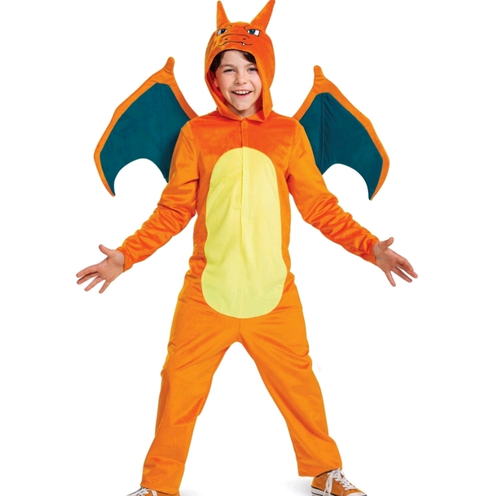 ☆Charizard Kigurumi Deluxe Pokemon Costume Kids Large 10-12